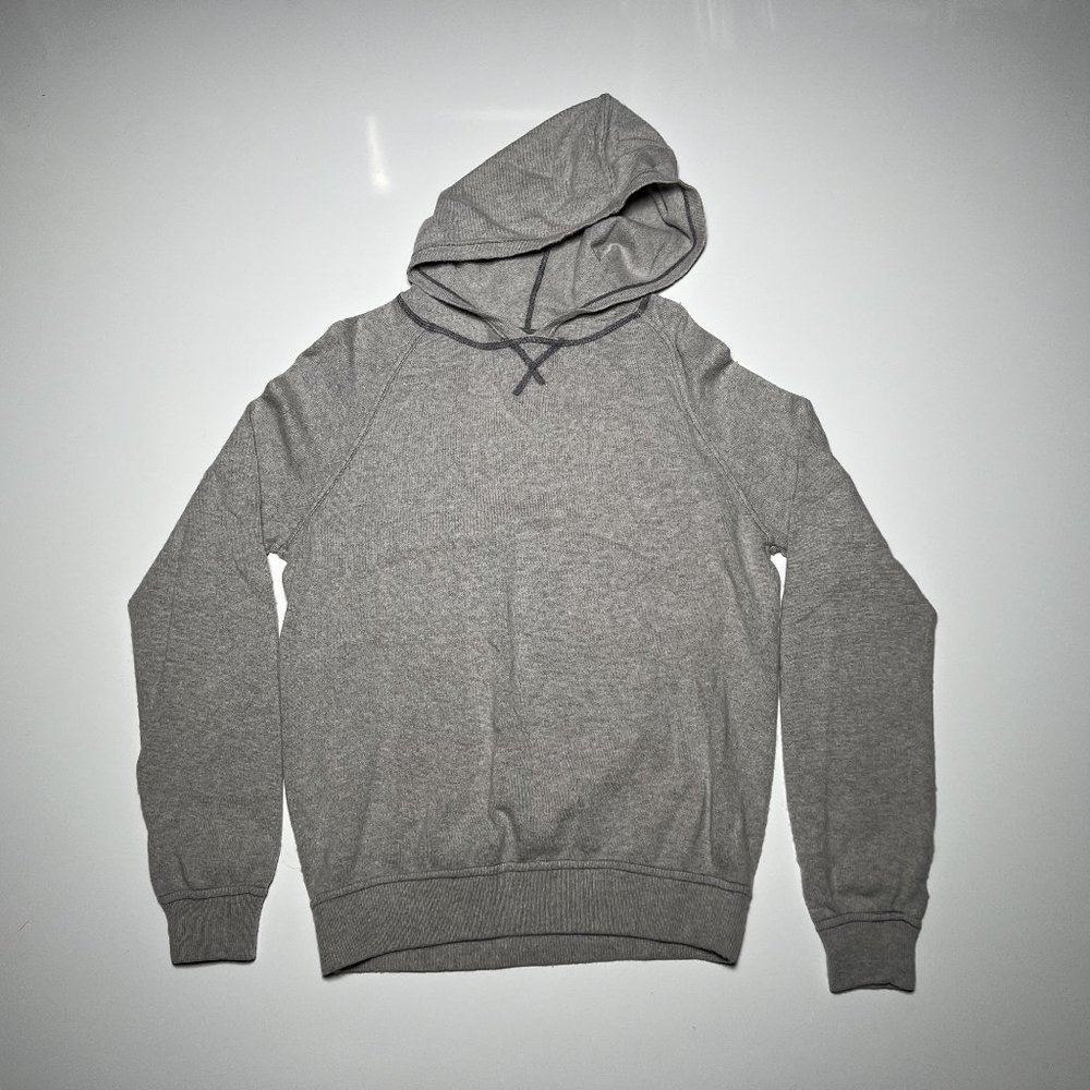 Maestrami Light Grey Lightweight Wool Hoodie Mens Size M